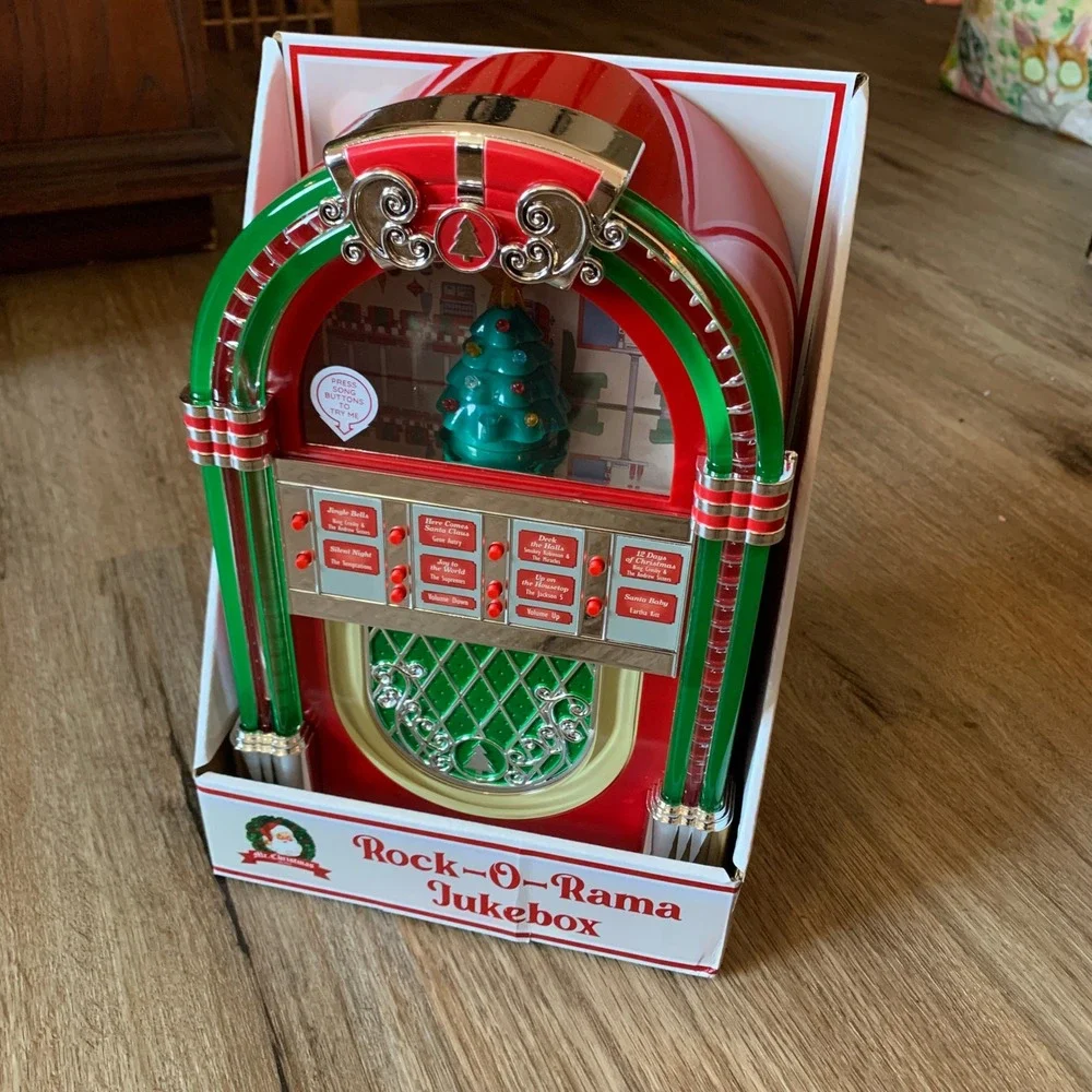 NEW in box Mr. Christmas Rock-O-Rama Jukebox - retro 50s diner